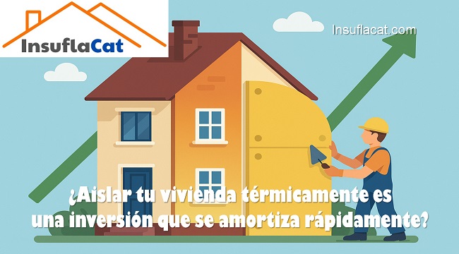 Aislar tu vivienda térmicamente es una inversión que se amortiza rápidamente