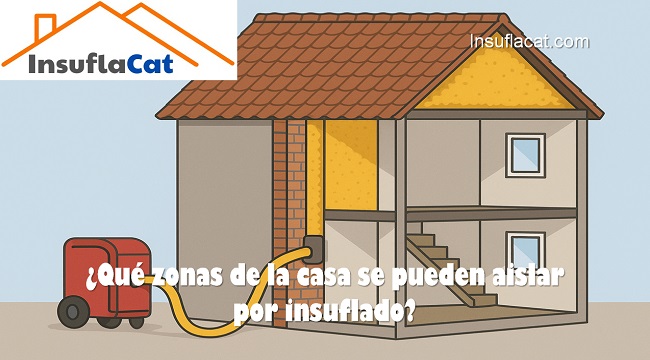 Qué zonas de la casa se pueden aislar por insuflado