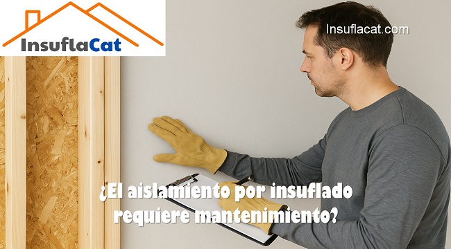 el aislamiento por insuflado requiere mantenimiento