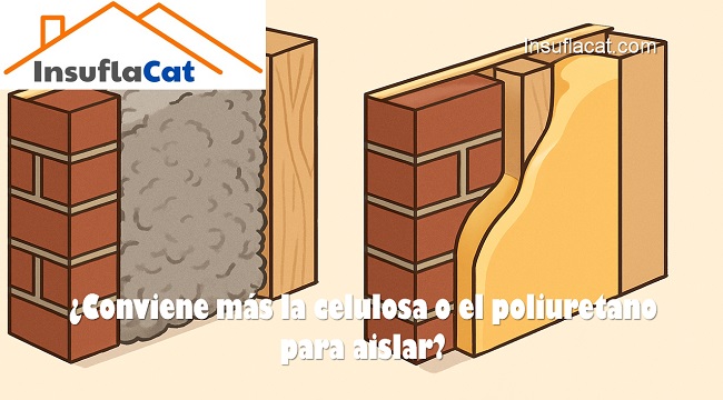 Conviene más la celulosa o el poliuretano para aislar