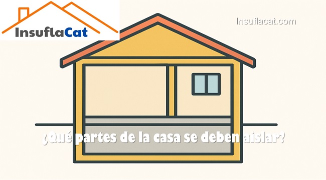 Qué partes de la casa se deben aislar