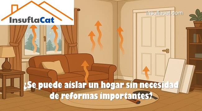 Se puede aislar un hogar sin necesidad de reformas importantes