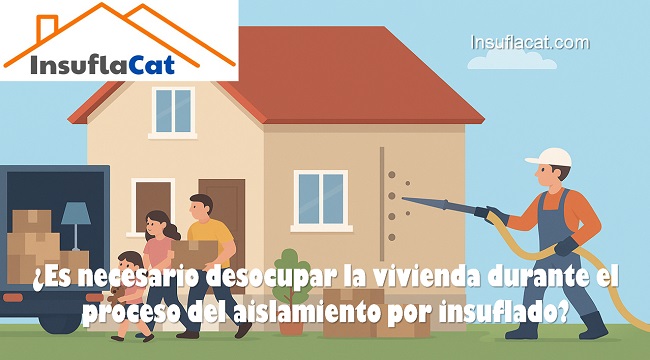 Es necesario desocupar la vivienda durante el proceso del aislamiento por insuflado