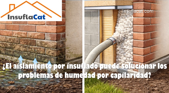 El aislamiento por insuflado puede solucionar los problemas de humedad por capilaridad