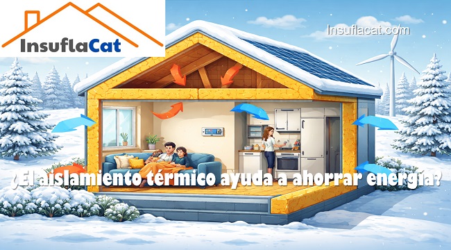el aislamiento térmico ayuda a ahorrar energía