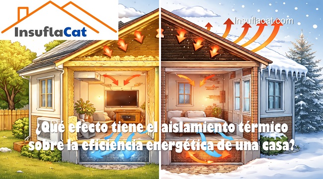 Qué efecto tiene el aislamiento térmico sobre la eficiencia energética de una casa