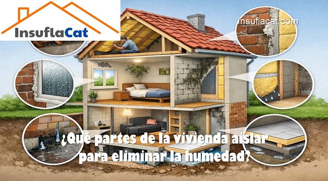 Qué partes de la vivienda aislar para eliminar la humedad