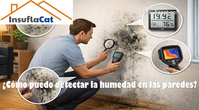 cómo puedo detectar la humedad en las paredes