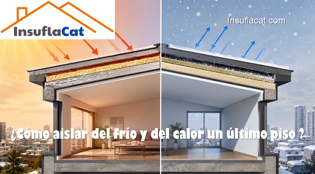 Cómo aislar del frío y del calor un último piso