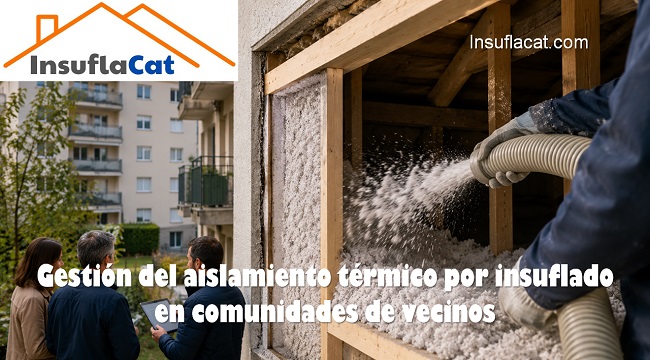 Gestión del aislamiento térmico por insuflado en comunidades de vecinos