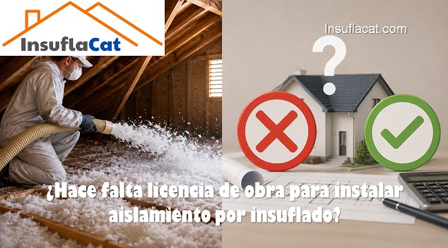 Hace falta licencia de obra para instalar aislamiento por insuflado