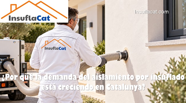 Por qué la demanda del aislamiento por insuflado está creciendo en Catalunya